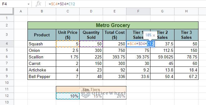 initial form without cell reference