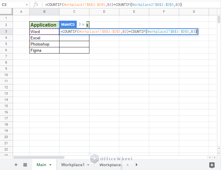 adding second COUNTIF