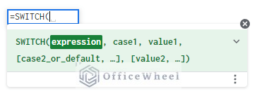 switch function syntax