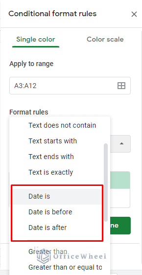 the date format rules
