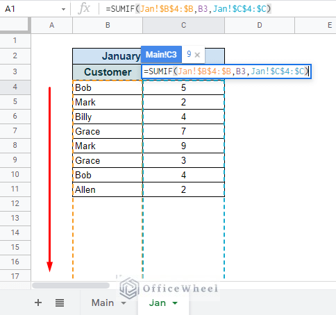 making the formula more dynamic