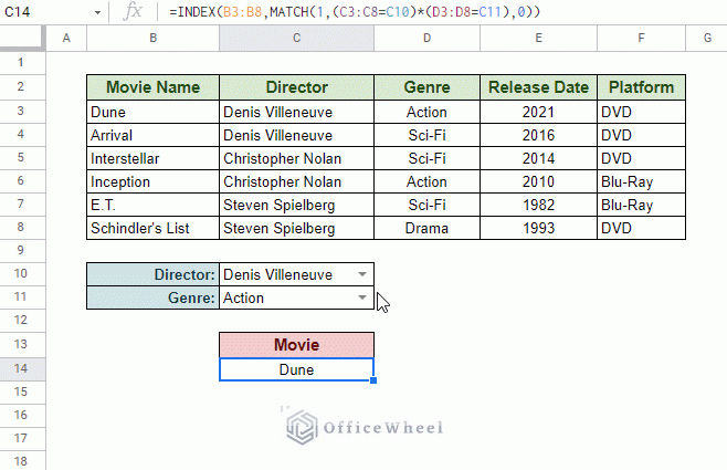 index match with multiple criteria in google sheets animated