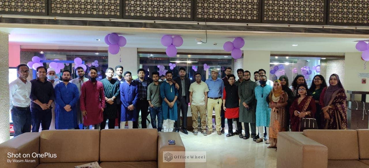 Kawser Ahmed with his team Softeko