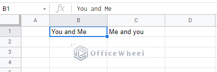 cells containing combination of text