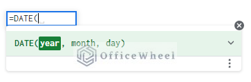 date function syntax - subtract months in google sheets