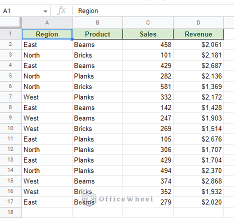 the second dataset
