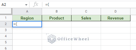 opening the formula
