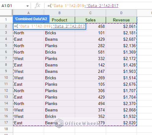 retrieving data from the second worksheet