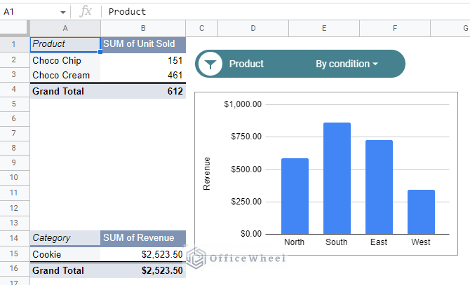 partial text match filter with custom formula in google sheets pivot table