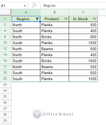 filter multiple contains text using custom formula in google sheets