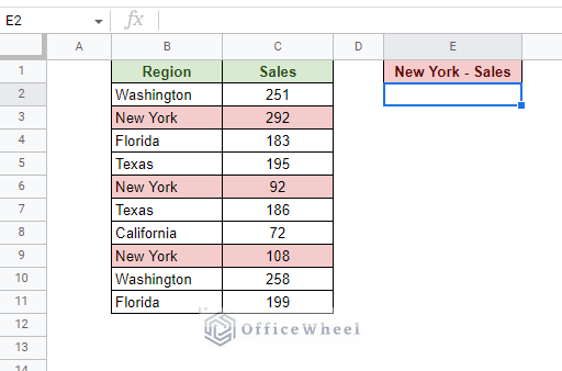 sample worksheet for how to sum colored cells in google sheets