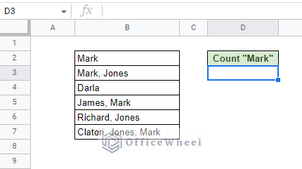 sample dataset of names