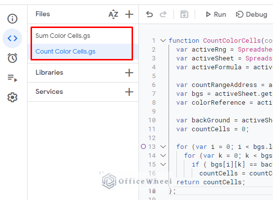 create different pages for each function
