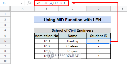 in terms of multiple character removal, the use of MID and LEN function