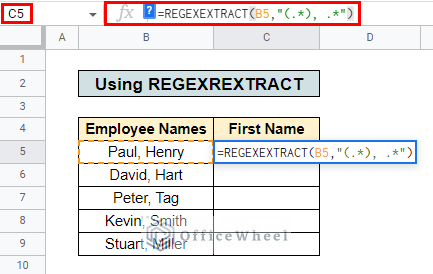 regexextract final formula