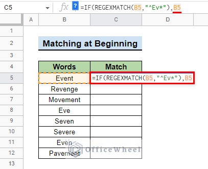 insert value if true for if function