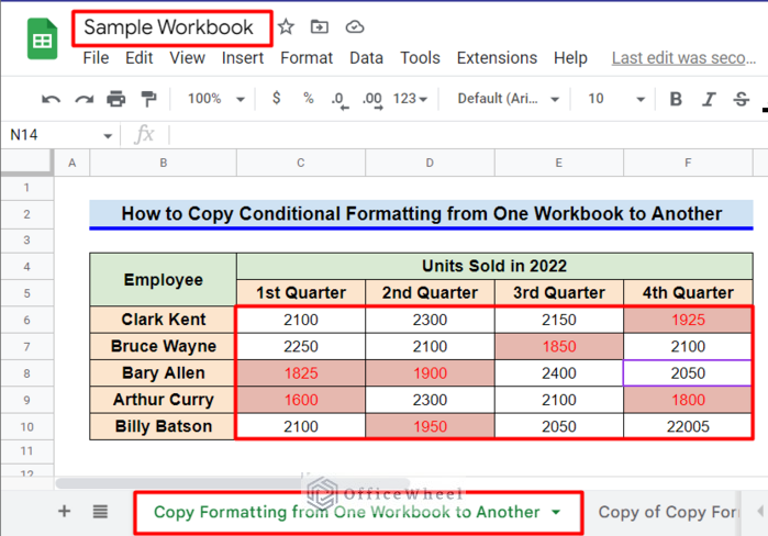 How to Copy Conditional Formatting from One Workbook to Another