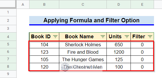 How to Apply Formula and Filter Option to Remove Both Duplicates in Google Sheets