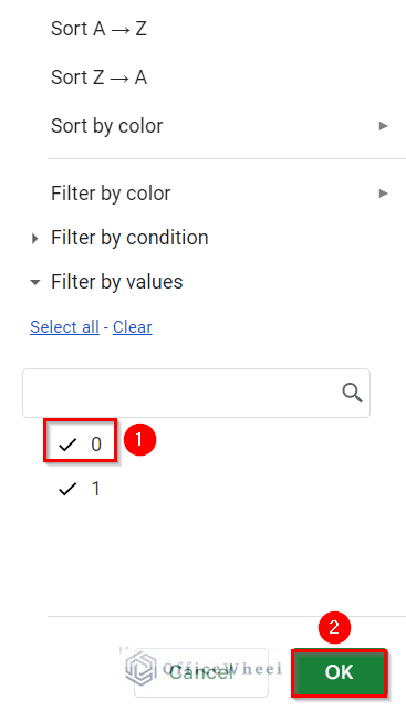 How to Apply Formula and Filter Option to Remove Both Duplicates in Google Sheets