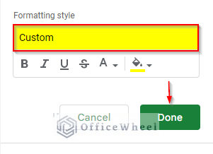 select colors for duplicate values