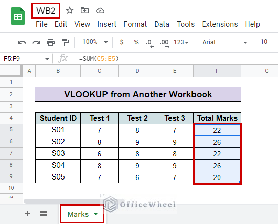 data column where the data exists