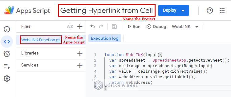 renaming title and apps script