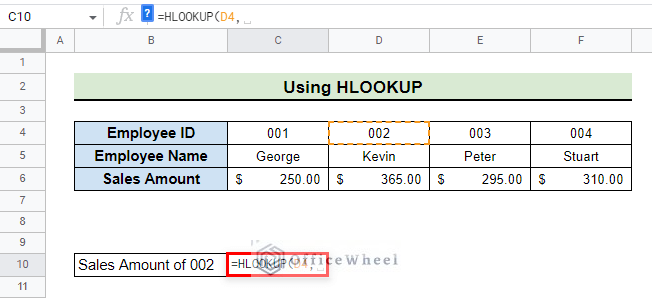 insert lookup value