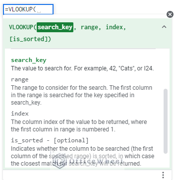 google sheets vlookup exact match