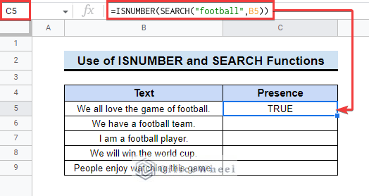 Search for Substring