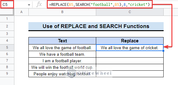 Find and Replace Text