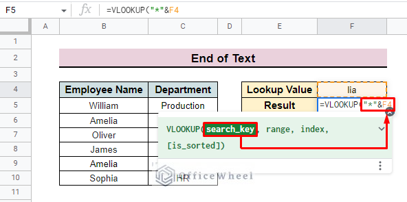 add search key