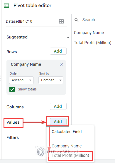 Adding Values 
