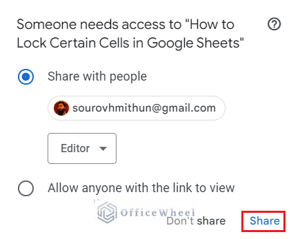 adding editors who can edit the protected cell ranges