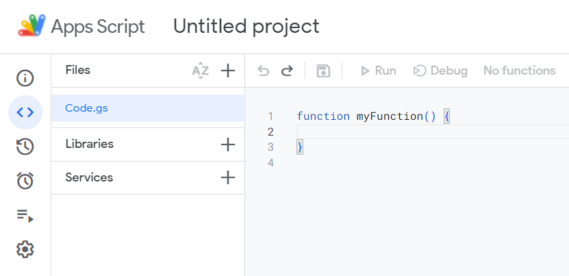 Apps Script Editor